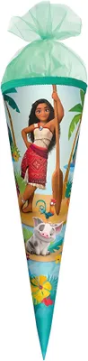 Produktbild von Roth Schultüte Disney Vaiana rund Tüllverschluss 50cm