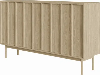 Produktbild von Selsey Neksto - Sideboard 3-türig, Eichenholzoptik, 150 cm