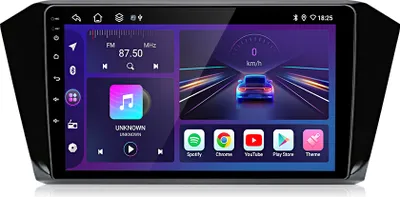 Obrázok produktu pre 10" autorádio s Androidom 15 a CarPlay pre Passat B8 (2015–2020) – GPS navigácia, Wi-Fi, RDS, Bluetooth, FM, DAB+, DSP, SWC, 4G LTE, 8-jadrový procesor, 2DIN, USB, 6+128 GB