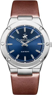 Produktbild von Herrenuhr BEVERLY HILLS BP3817X.392 in Marineblau, modisch.