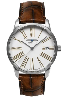 Produktbild von Zeppelin 8347-4 Damenuhr Flatline Braun