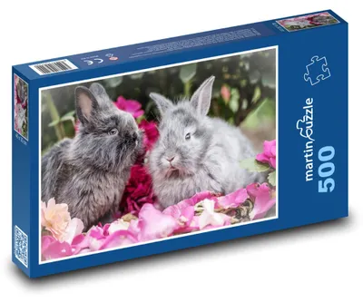 Obrázek produktu pro Puzzle 500 Roztomilí domácí králíci - martinpuzzle
