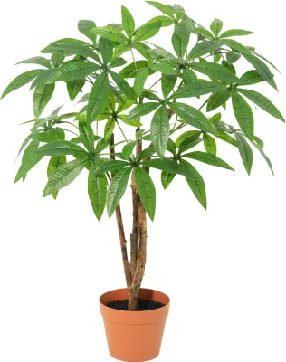 Zdjęcie produktu dla Sztuczna roslina Pachira Aquatica 136cm - sztuczne drzewo szczescia w doniczce