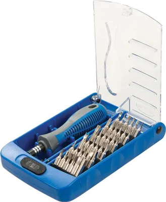 Produktbild von Präzisionsschraubendrehereinsätze Satz mit Griff 37-tlg. SL PH TRX