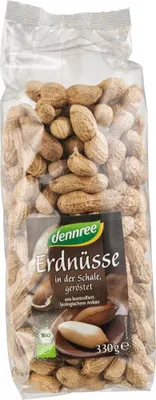 Zdjęcie produktu dla Orzeszki ziemne prażone w łupinach330 g - DENNREE