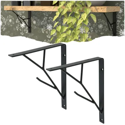 Produktbild von Regalträger für Wandregale, TREE 200 x 170 x 20 mm, 2 Stück