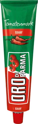 Produktbild von Oro di Parma Tomatenmark mit Paprika mediterrane Schärfe 200g