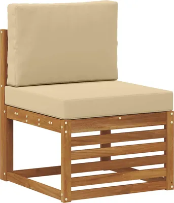 Produktbild von vidaXL Outdoor Mittelsofa Massivholz Akazie Natur