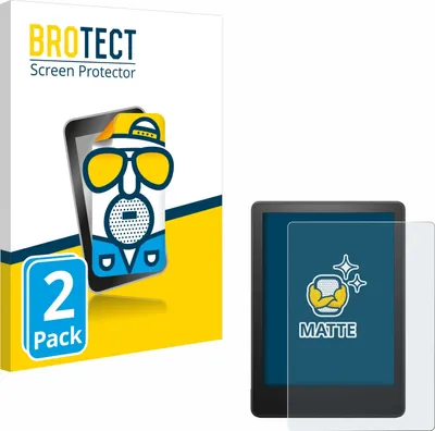 Produktbild von 2x BROTECT Schutzfolie für Amazon Kindle Paperwhite 2021 / 2023 Displayschutz Displayschutzfolie Folie Matt Entspiegelungsfolie