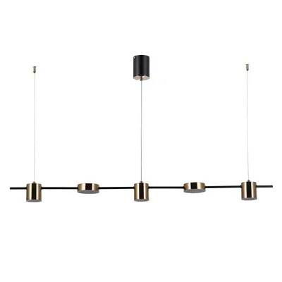 Immagine prodotto di Italux Remdal Lampadario LED moderno in ottone PND-16374-5-BK-4K