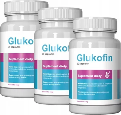 Obrázok produktu pre 3x Glukofin - Kapsule s chrómom, morušou bielou a zinkom