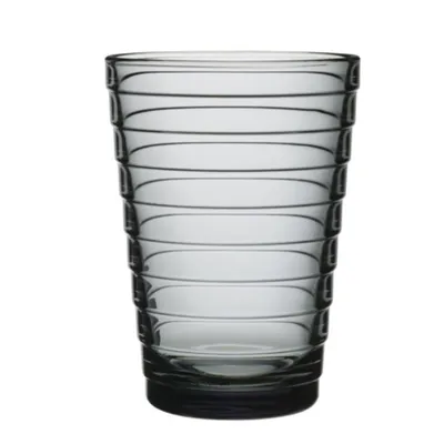 Produktbild von iittala - Aino Aalto Trinkglas 33 cl grau, 2er Set