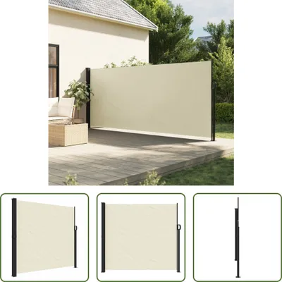 Immagine prodotto di The Living Store Tenda laterale estensibile Crema 180x600 cm