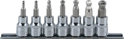 Immagine prodotto di KS TOOLS 3/8" CHROMEplus set di bussole a testa esagonale 7 pz.3-10mm 918