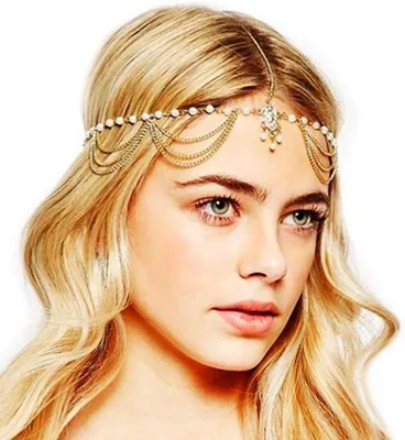 Produktbild von Boheemse Stil Hoofdsieraad mit Band und Haken für Damen