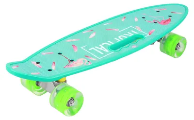 Produktbild von Longboard Small Fish Skateboard Handheld Board für Jugendliche, Kinder, Anfänger mit Blinken