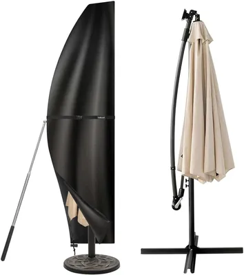 Zdjęcie produktu dla Pokrowiec na parasol 280 cm, tkanina Oxford, wodoodporny, do ogrodu