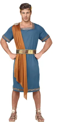 Produktbild von "Römischer Imperator" Kostüm für Herren 3-tlg. | Blau Größe: XXL