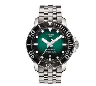 Produktbild von Tissot Seastar 1000 Powermatic 80 Automatik Grün 43 mm T120.407.11.091.01