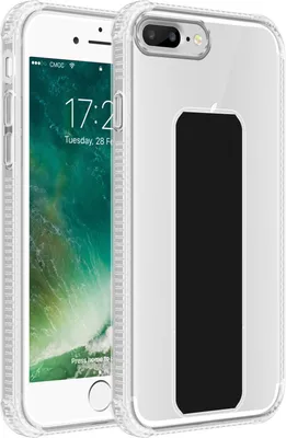 Produktbild von Cadorabo Schutzhülle für Apple iPhone 7 PLUS / 7S PLUS / 8 PLUS Hülle in Schwarz Etui TPU Silikon Case Cover