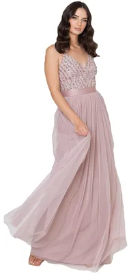 Produktbild von Maya Deluxe Damen Maya Deluxe Maxi Evening Dress Women's Elegant for Wedding Wit
