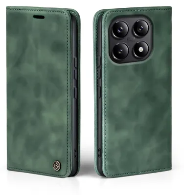 Produktbild von Handy Hülle für Xiaomi 17 Klapphülle Bookcase Flip Cover Handy Tasche Etui Farbe: Grün