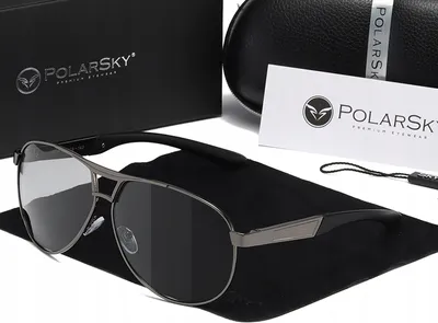 Produktbild von SONNENBRILLE MIT POLARISATION PHOTOCHROM AVIATOR mit Satz PolarSky