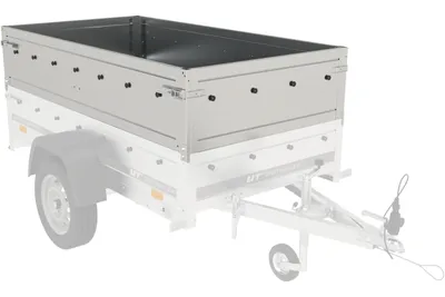 Produktbild von UNITRAILER Bordwandaufsatz 40 cm für Garden Trailer 201 Kipp Anhänger