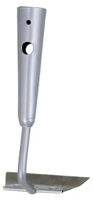 Produktbild von Unkrauthacke aus Edelstahl (genietet) mit pulverbeschichteter Dülle, Arbeitsbreite: ca. 8,1 cm, geeignet zum Auflockern und Entfernen von Unkraut, Ziehhacke, Gartenhacke