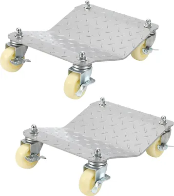 Produktbild von Hengda Rangierhilfe 2 Stück mit jeweils 500 kg Traglast, Rangierheber 41x30x 13cm (LxBxH), Wagenheber Rad Rangierroller für Auto PKW LKW