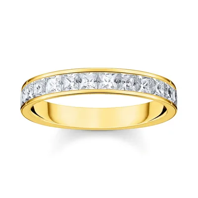 Produktbild von Thomas Sabo Ring Damen Zirkonia-Pavé Vergoldet TR2358-414-14 Gr. 58