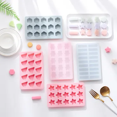 4-teiliges Silikon-Gummibärchenformen-Set – Mit Pipetten & Bürste – Für Schokolade, Gelee & DIY-Süßigkeiten