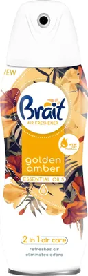 Produktbild von BRAIT 2in1 Lufterfrischer, Goldener Amber (Ätherische Öle), 300 ml
