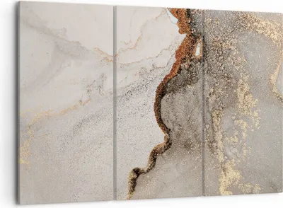 Produktbild von Bild auf Leinwand - Leinwandbild - 3 Teile - Stein Sand Abstraktion - 105x70cm - Wand Bild - Wanddeko - Wandbilder - Leinwanddruck - Bilder - Wanddekoration - Leinwand bilder - CE105x70-4778