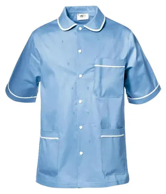 Produktbild von Sir Safety Nicoletta Damen-Arbeitskittel aus 100% Gabardine-Baumwolle blau, M+, Kornblumenblau