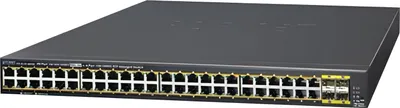 Image de PLANET 48-Port 10/100/1000T 802.3at PoE + 4-Port