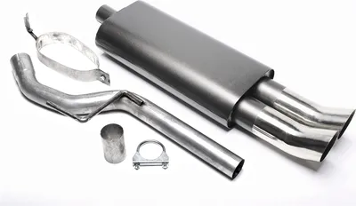 Immagine prodotto di Scarico sportivo 2x76mm DTM alto e rotondo per VW Passat Lim.Variant Typ3A/35I