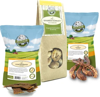 Produktbild von Bellfor Gesunde Hundeleckerlis mit Ente 450.00 g