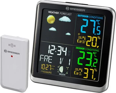 Produktbild von wetterstation ClimaTemp TB 14,4 cm schwarz 3-teilig