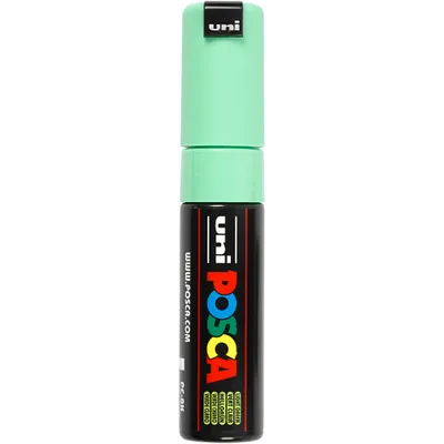Produktbild von POSCA uni PC-8K, 1 Stück(e), Grün, Meißel, Schwarz, Grün, 8 mm, Tinte auf Wasserbasis