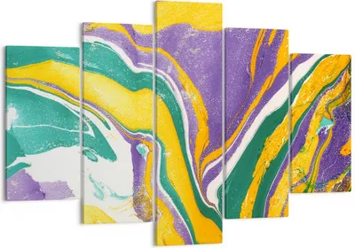 Produktbild von Bild auf Leinwand - Leinwandbild - Abstraktion modern - 150x100cm - Wand Bild - Wanddeko - Leinwanddruck - Bilder - Kunstdruck - Wanddekoration - Leinwand bilder - Wandkunst - EA150x100-3961