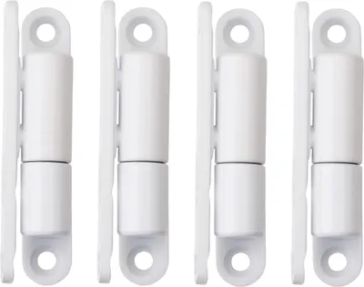Obrázek produktu pro Sada 4 šroubovacích dveřních závěsů s bezúdržbovou technologií hladkého chodu pro dveře do 40 kg, 15 x 83 mm, lakované bílou barvou.