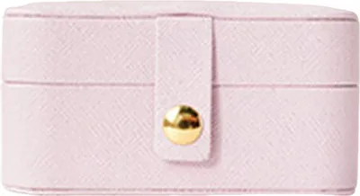 Produktbild von Schmuckschatulle, Mini, tragbar, für Ringe, Ohrringe, Halsketten, Lippenstift, Aufbewahrungsbox, Schmuck-Organizer für Reisen und Outdoor