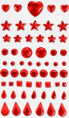Immagine prodotto di Strass decorativi - rosso