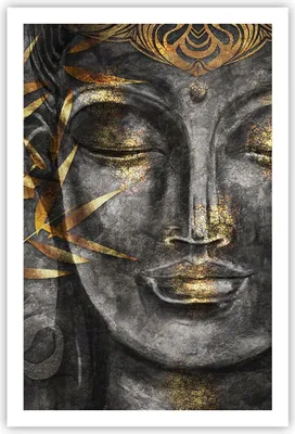 Produktbild von Poster - Poster ohne Rahmen - Buddha Gold Bodhisattva - 61x91,5 cm - Wand Bild - Wanddeko - Wandbilder - Kunstposter - Wandposter - Bilder - Kunstdruck - Wanddekoration - Wandbild - P2XPA61x91-4442
