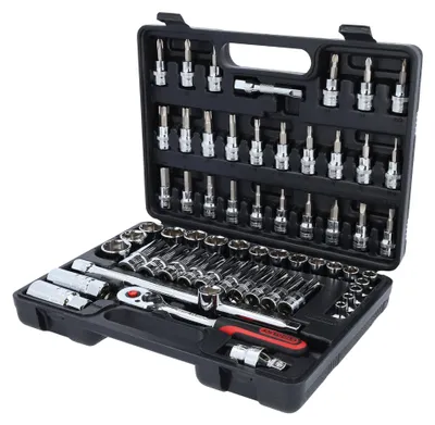 Image de KS TOOLS 3/8" CHROMEplus Jeu de douilles 61 pces - 918.0661