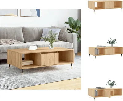 Obrázek produktu pro vidaXL Konferenční stolek Sonoma dub 104x60x35 cm materiál na bázi dřeva - Konferenční stolky