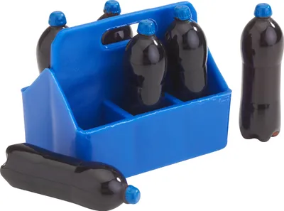 Produktbild von VBS Miniatur "Flaschenkiste" + 6 Flaschen