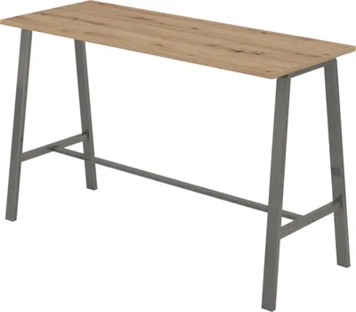Produktbild von bümö Meetingpoint Industrial-Look - Optik: Asteiche/Rohstahl