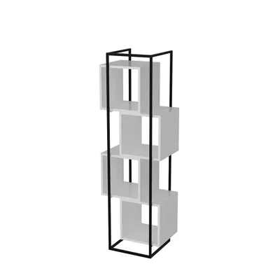Produktbild von Skye Decor, Prada - Black, White, Bücherregale, Schwarz, 52 x 160 x 38 cm